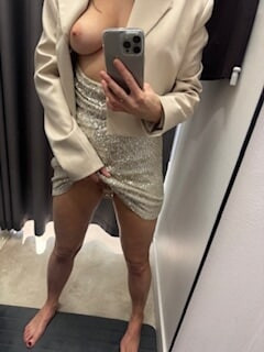 Naked in the fitting room #8