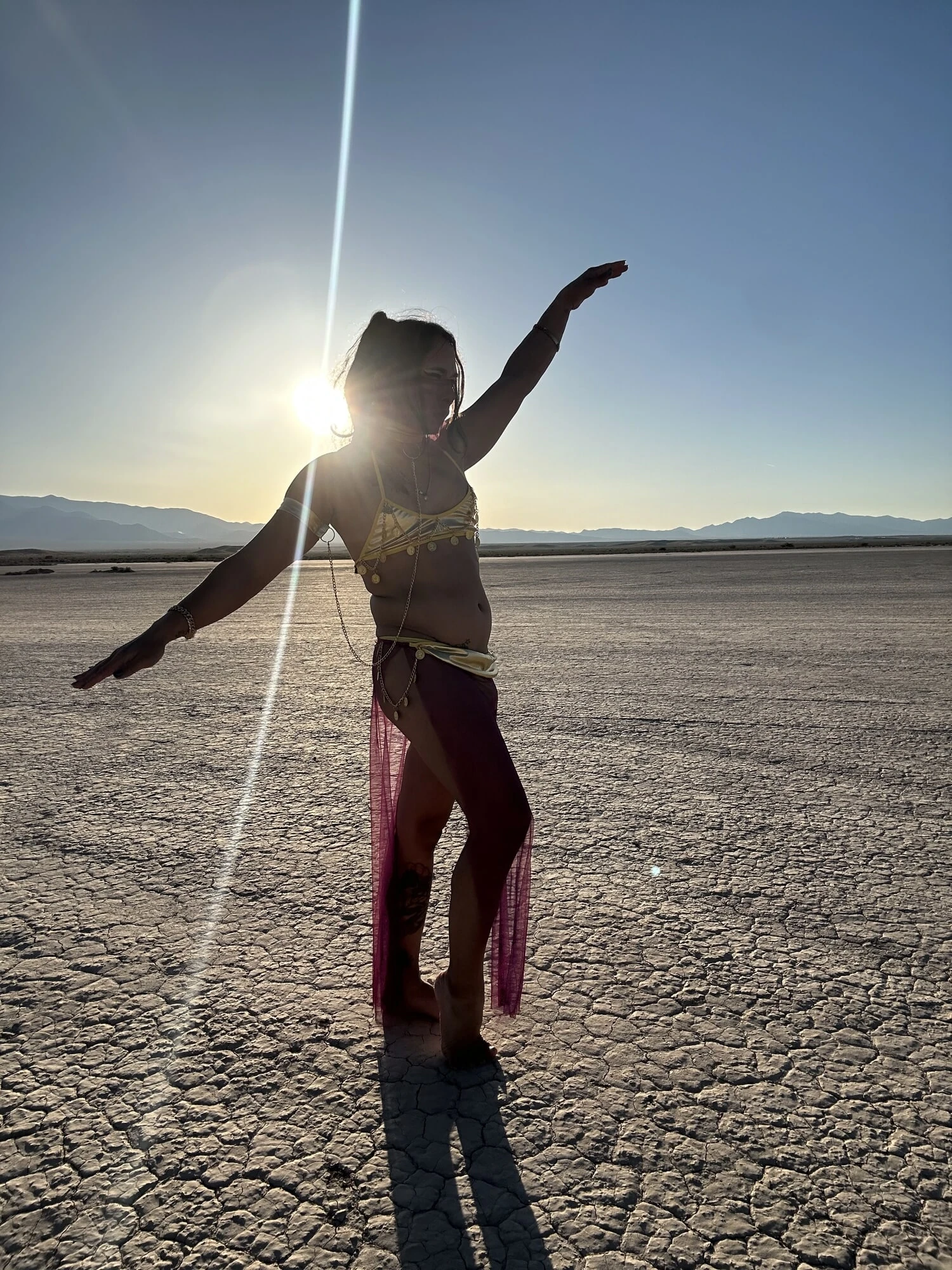 Belly Dance in the desert 