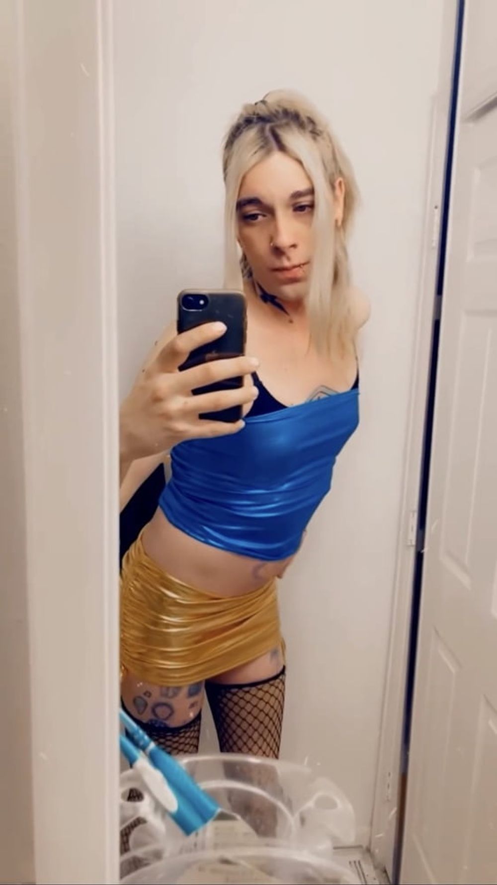 Blue and Yellow Slut #57