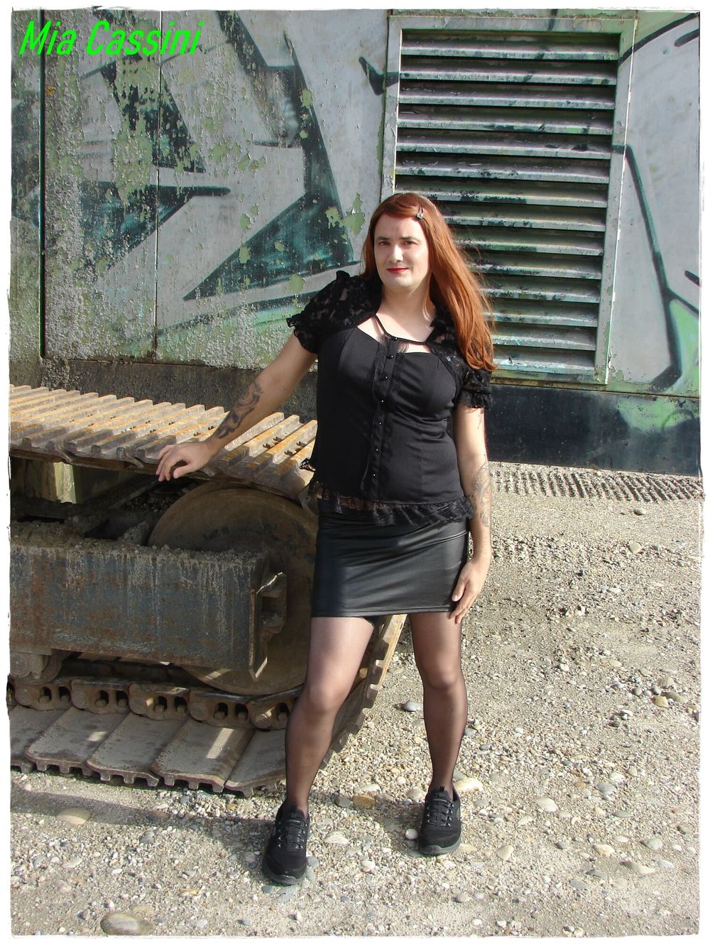 Posing with Excavator  #6