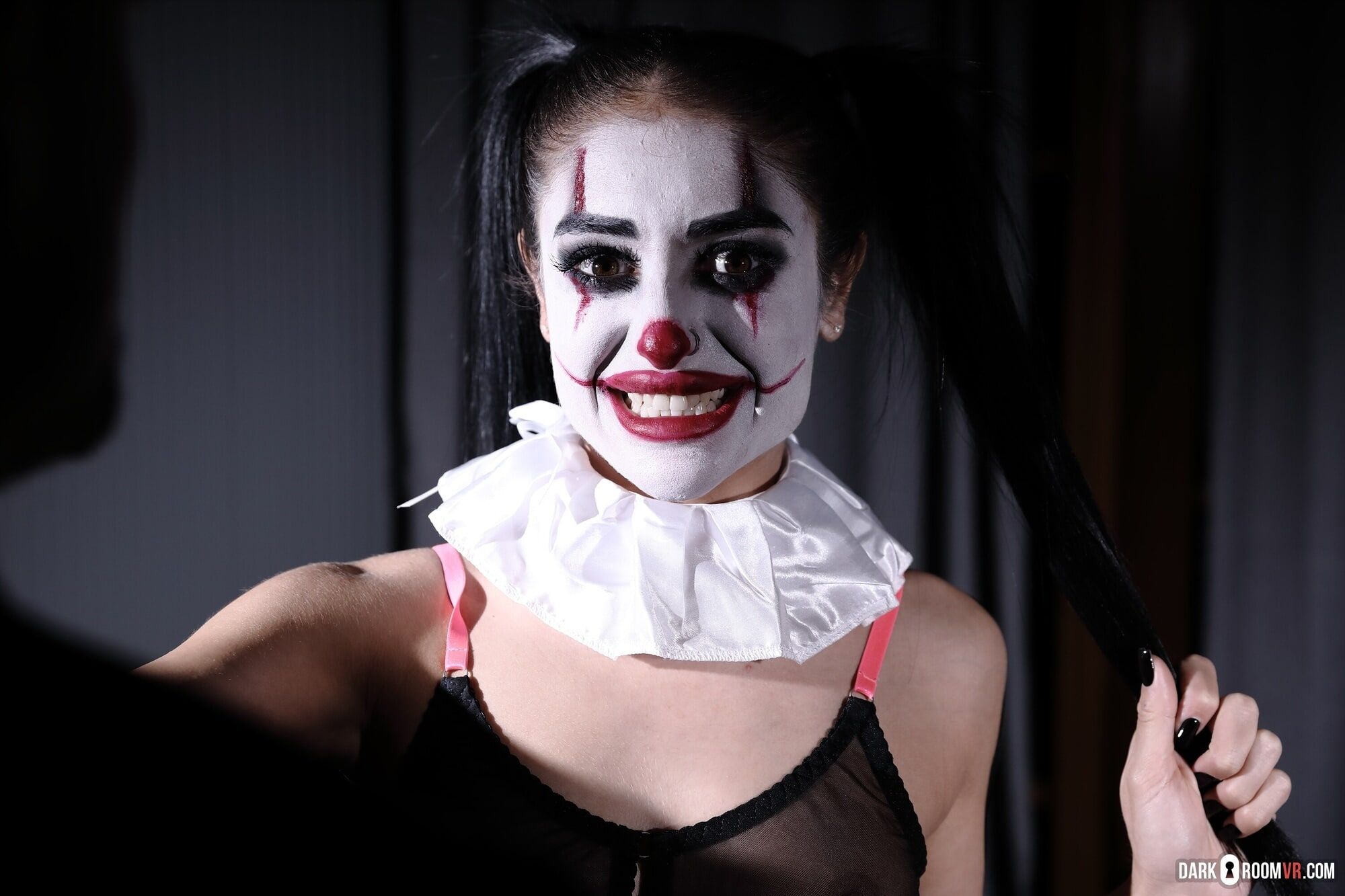 Pretty clown girl wants a big cock in scary VR porn #13