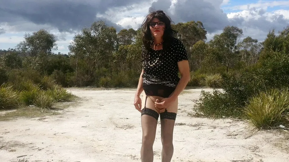 Crossdress Road trip- dirty old track