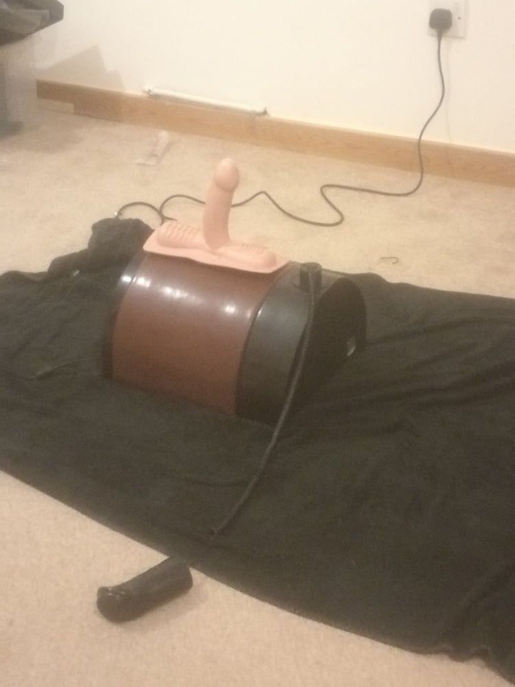 my sybian ride on sex machine and i  #5