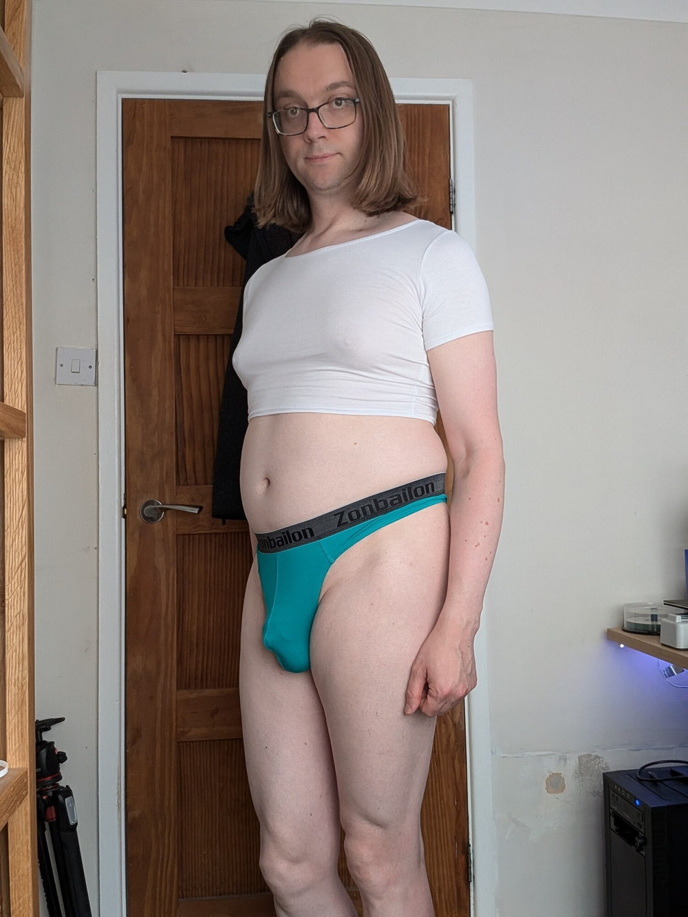 White Crop Top #16