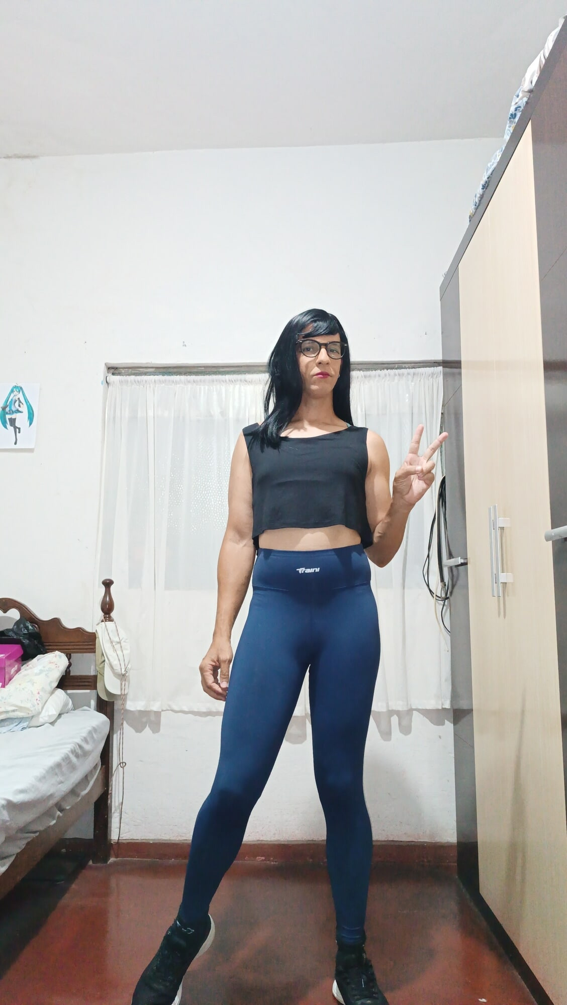 Sakura Nakamura Cute Legging Gym  #3