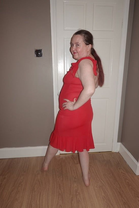Haley Date night red dress #2