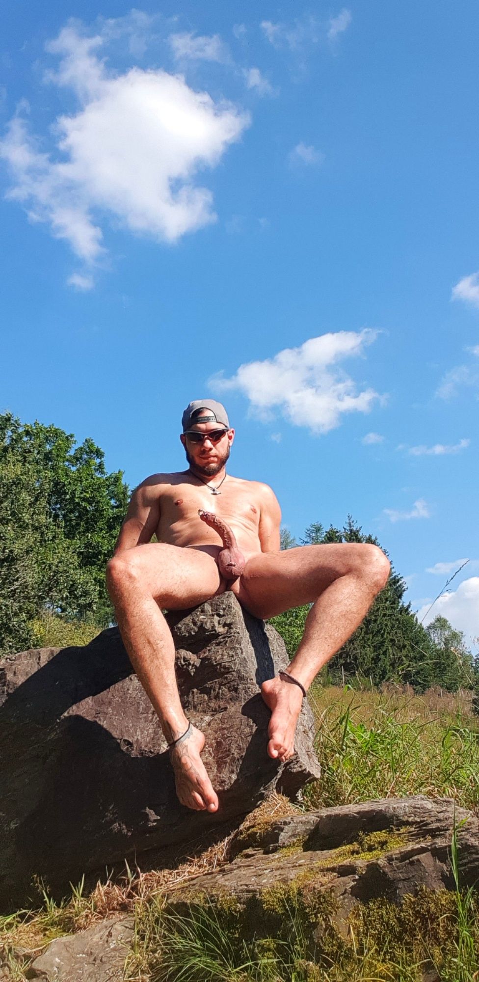 Nude, outdoor, big dick, huge cock #20