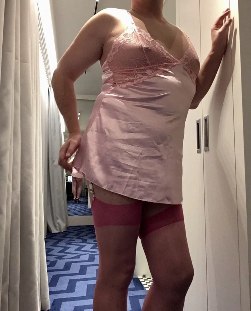 Pink stockings  #30