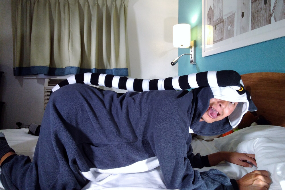 Hot asian boy wearing furry onesies and shiny undies #22