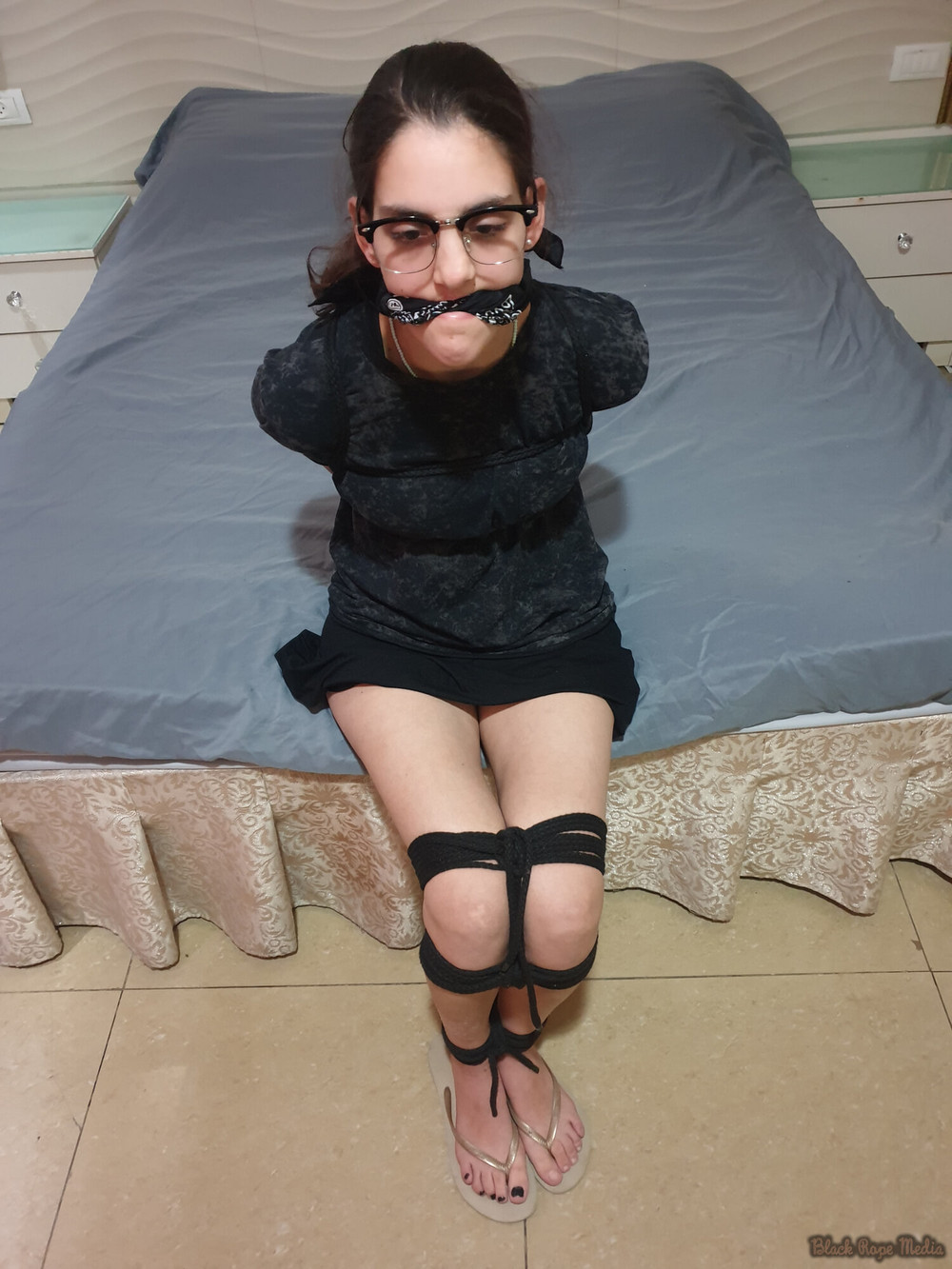 Miriam's first hogtie #2