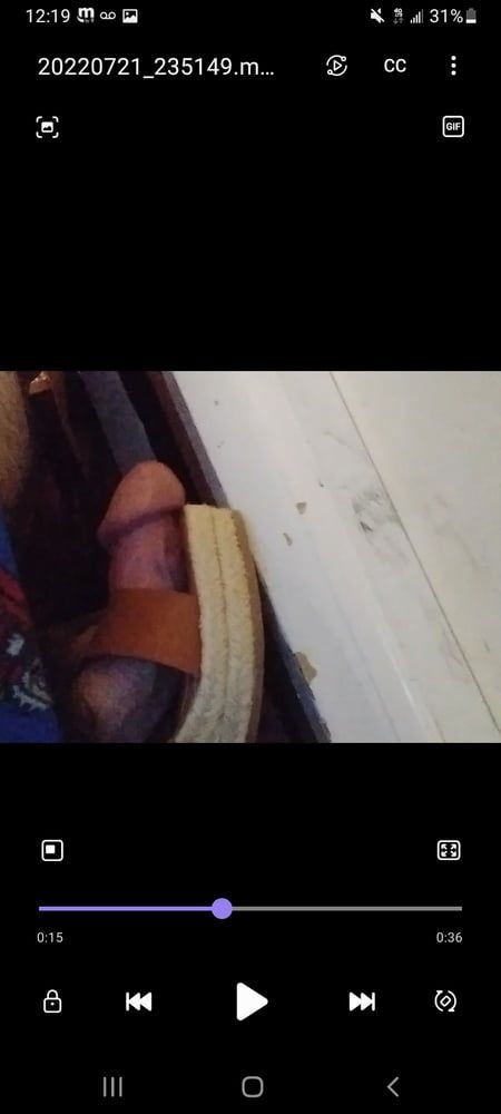 Monster cock loves women's feet in nylons #2
