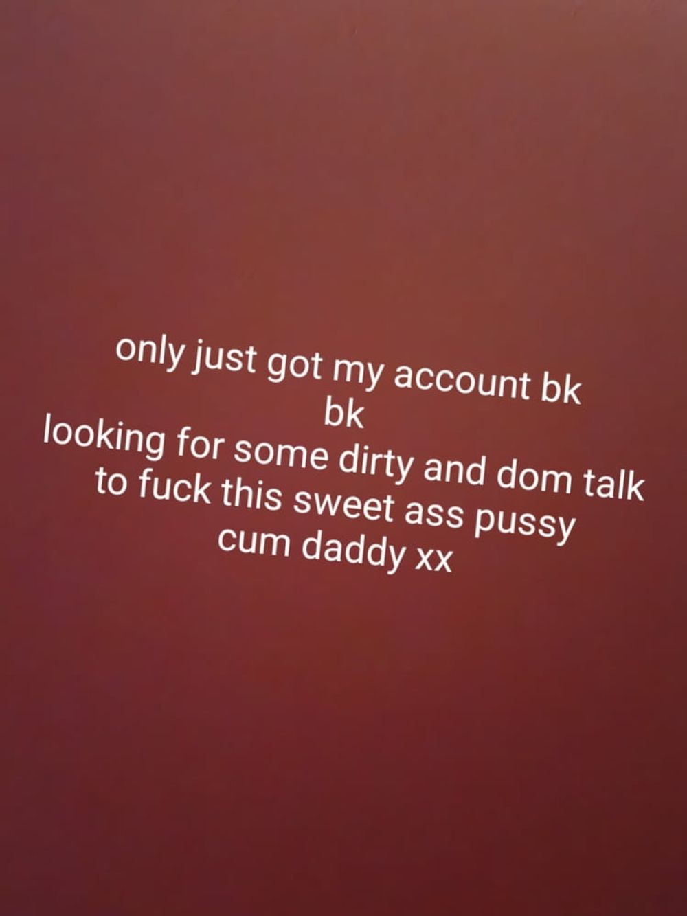 Please abuse me DADDY