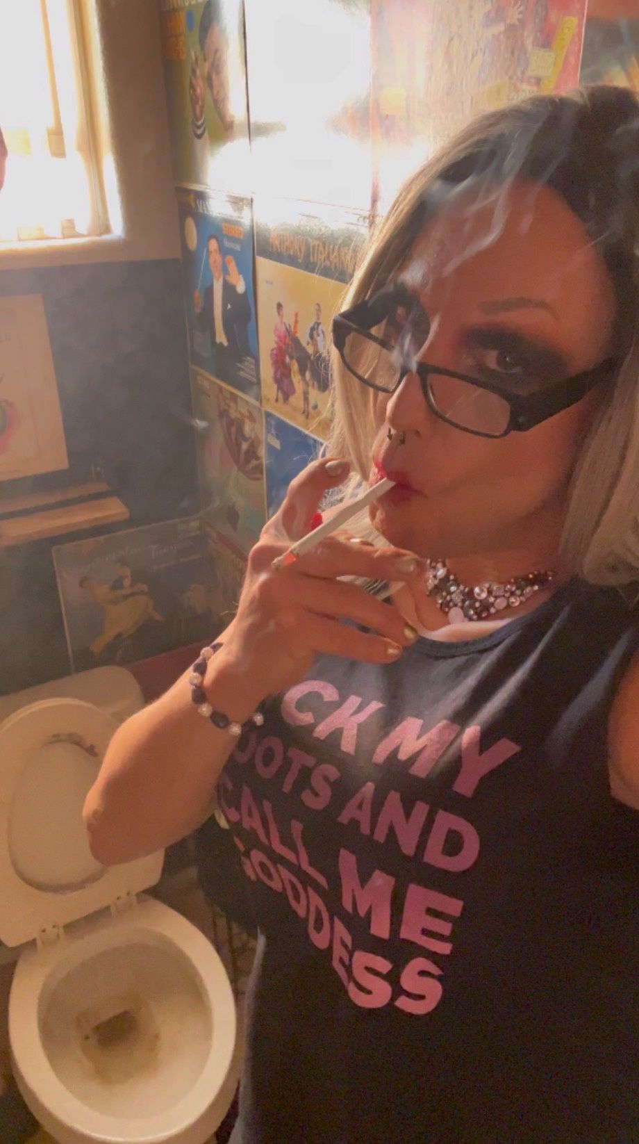 Trans Goddess Smoking Fetish #20