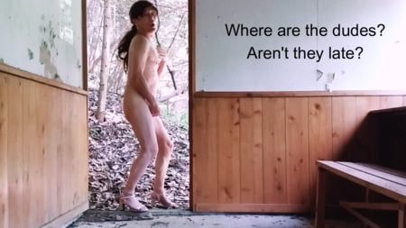 Naked Pai-chan in the Tranny Hunters Forest