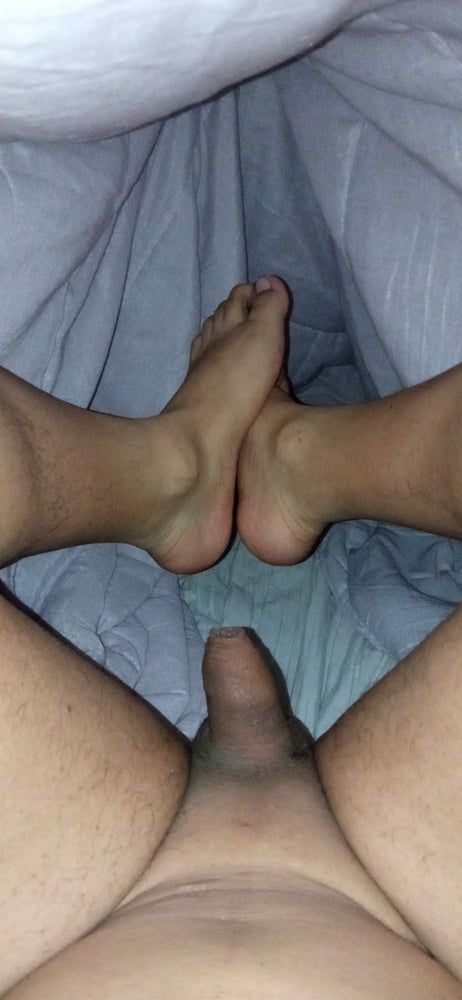 Legs and cock