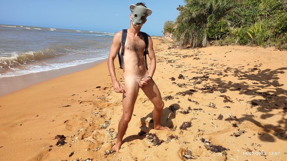 I ALONE JERK OFF BEACH NUDISM  #14