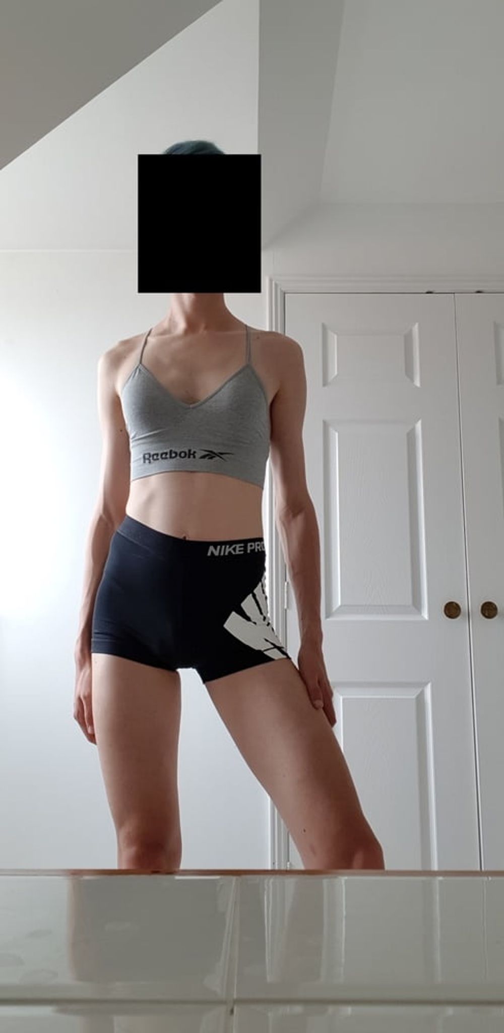 Nike Pro Shorts + Reebok Bra #10