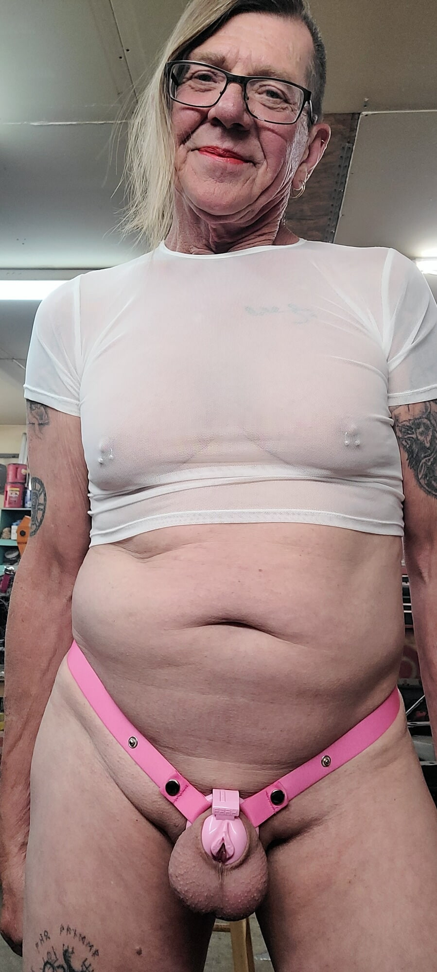 caged sissy and butt plug #26