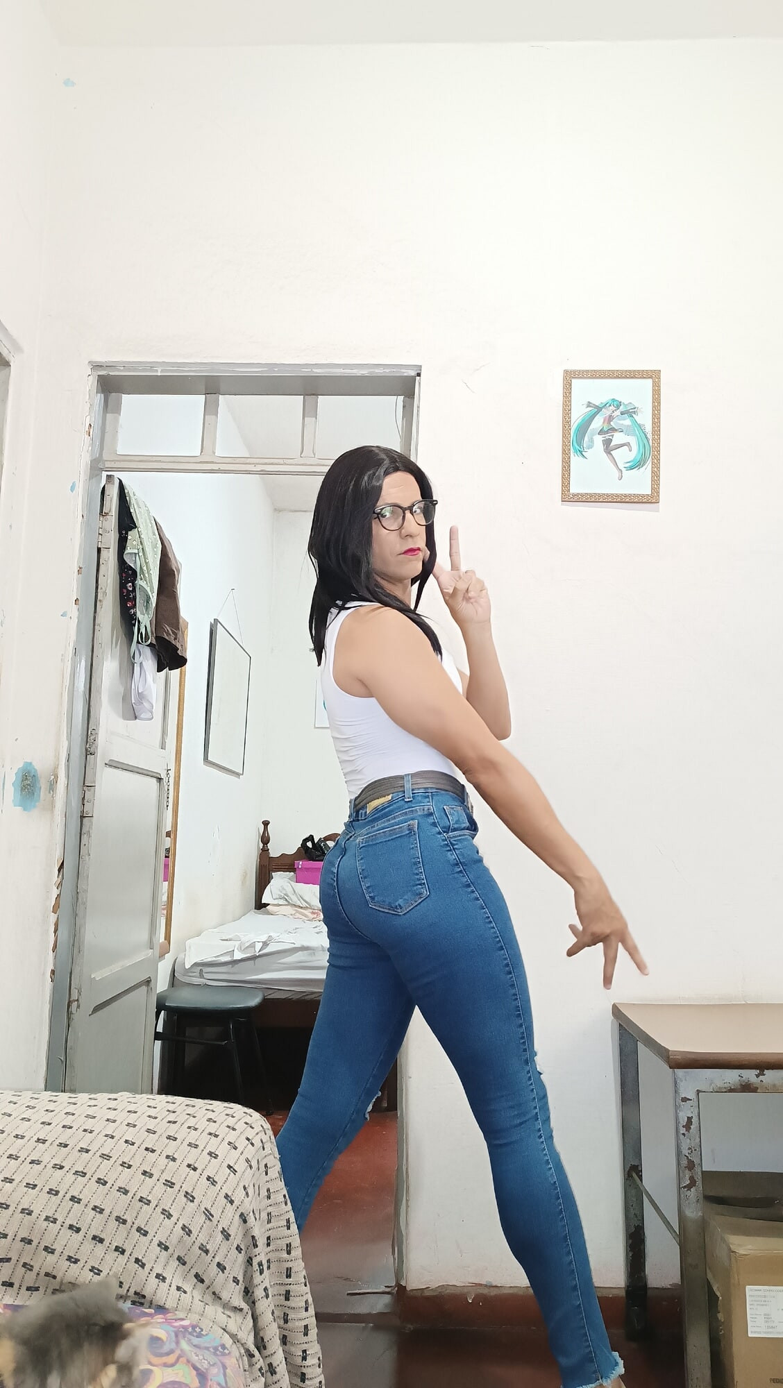 Cure Femboy Legging Jeans  #47
