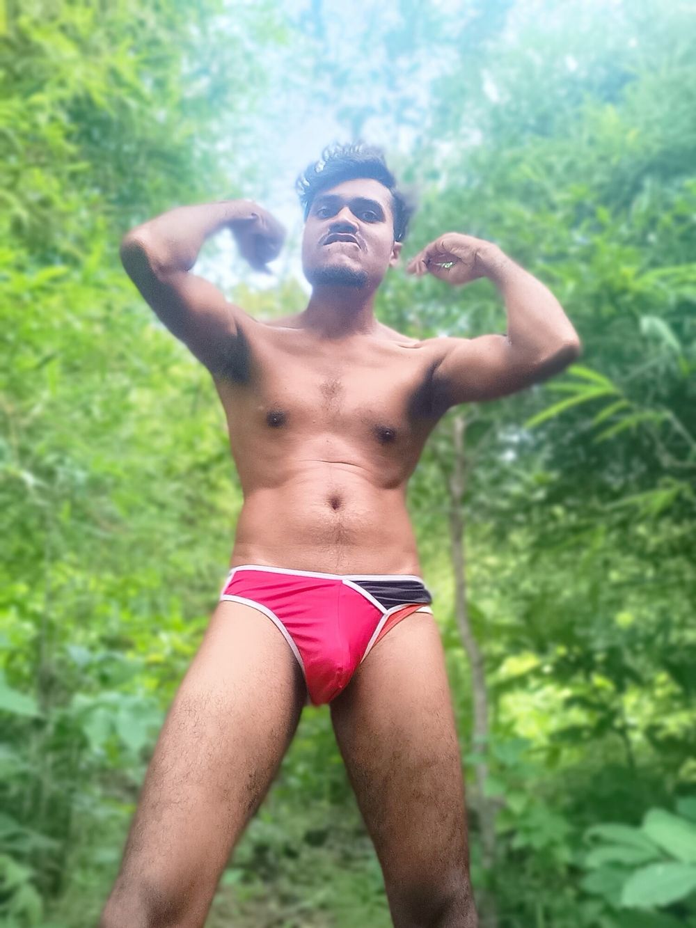  jordiweek in hot red man brief  #14