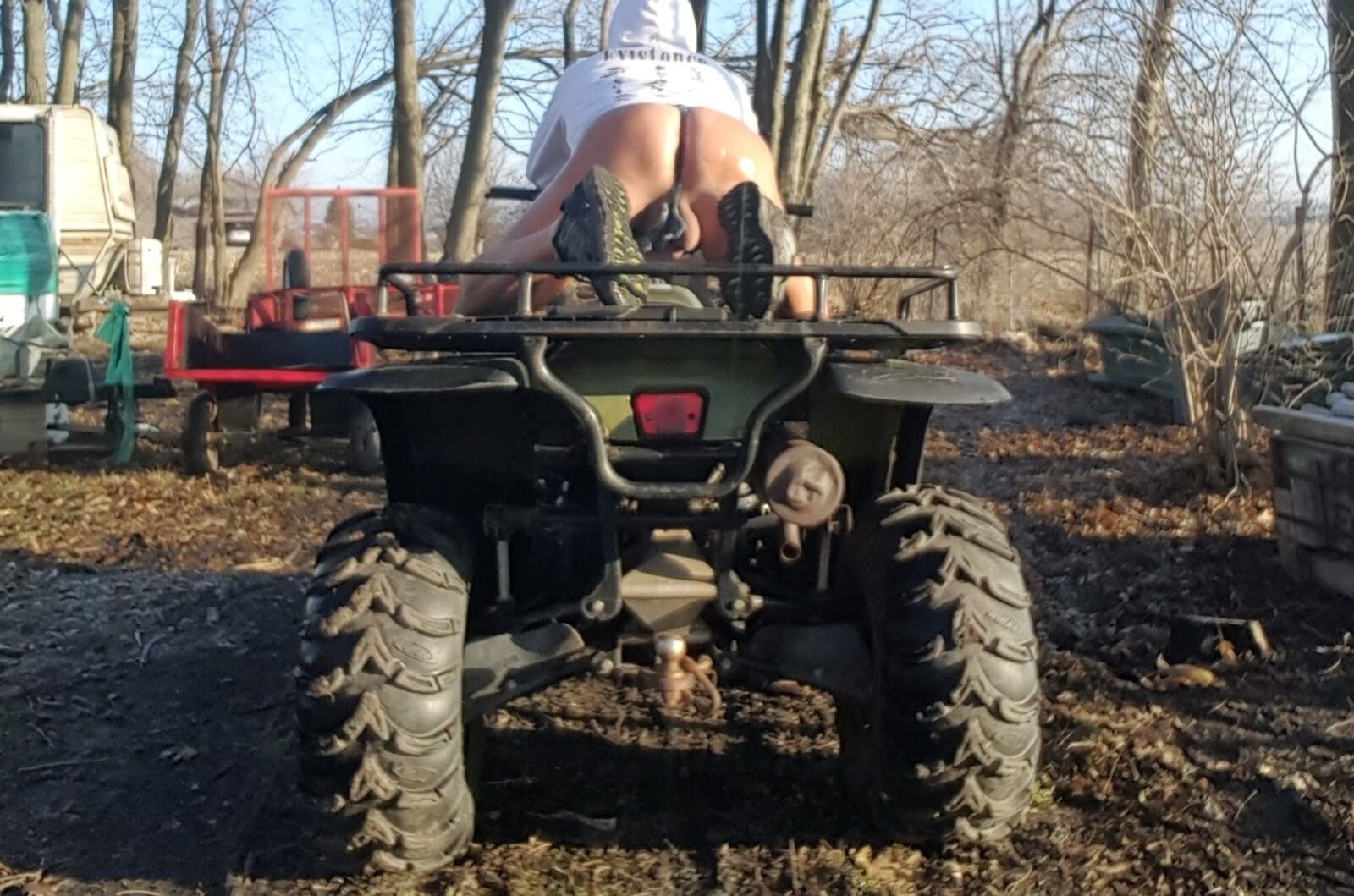 Twink wearing daisy duke shorts in public #26