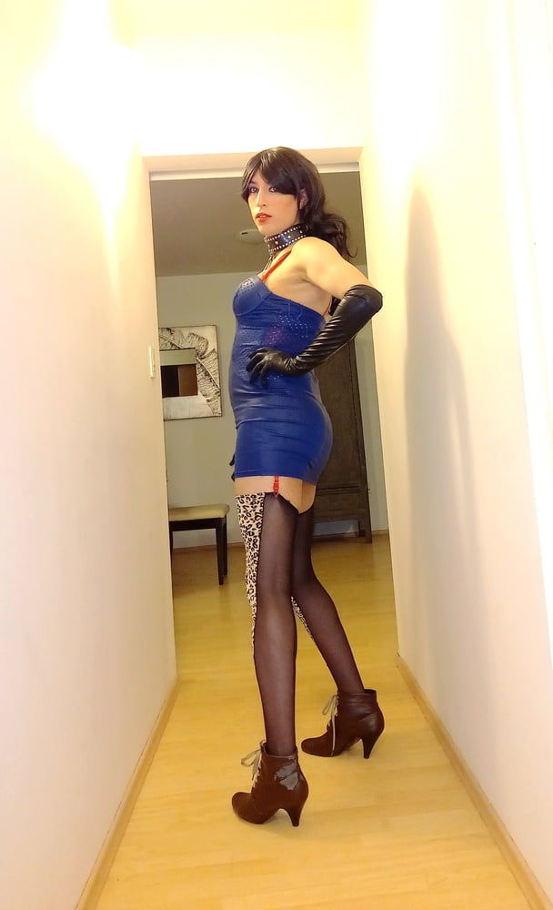 Blue dress #56