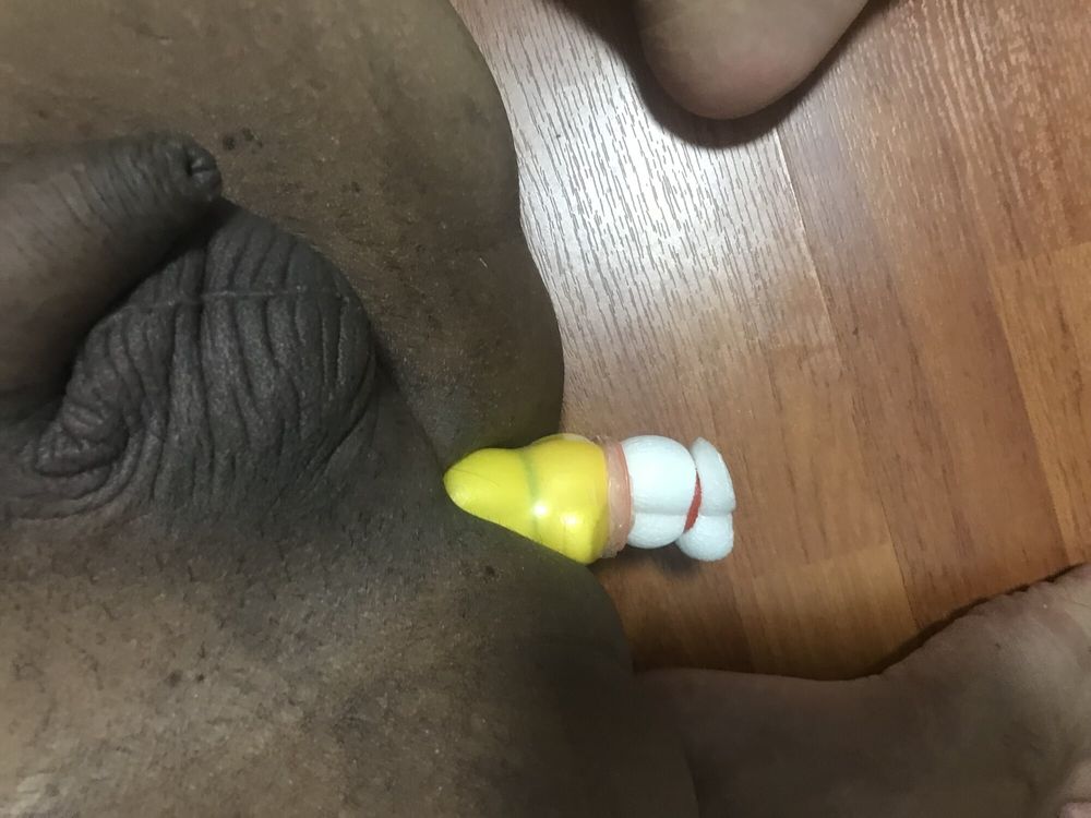 Amateur chubby small dick play anal  #2