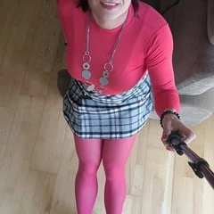 Red pantyhose