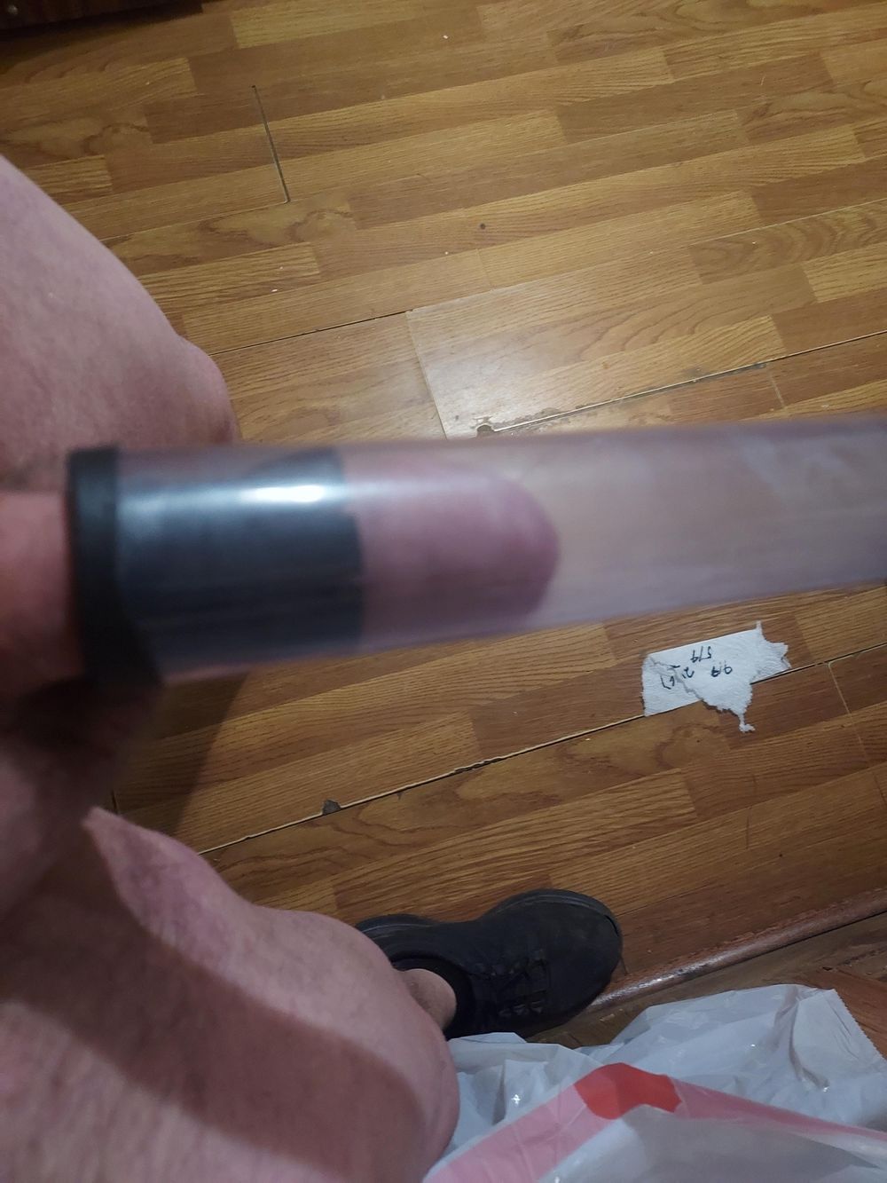 My 6 inch pantyhose cock #4