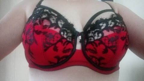 Wife's beautiful natural tits x #5