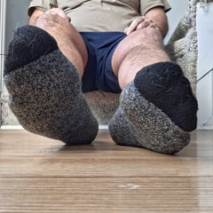 Hairy Ass jeans and socks