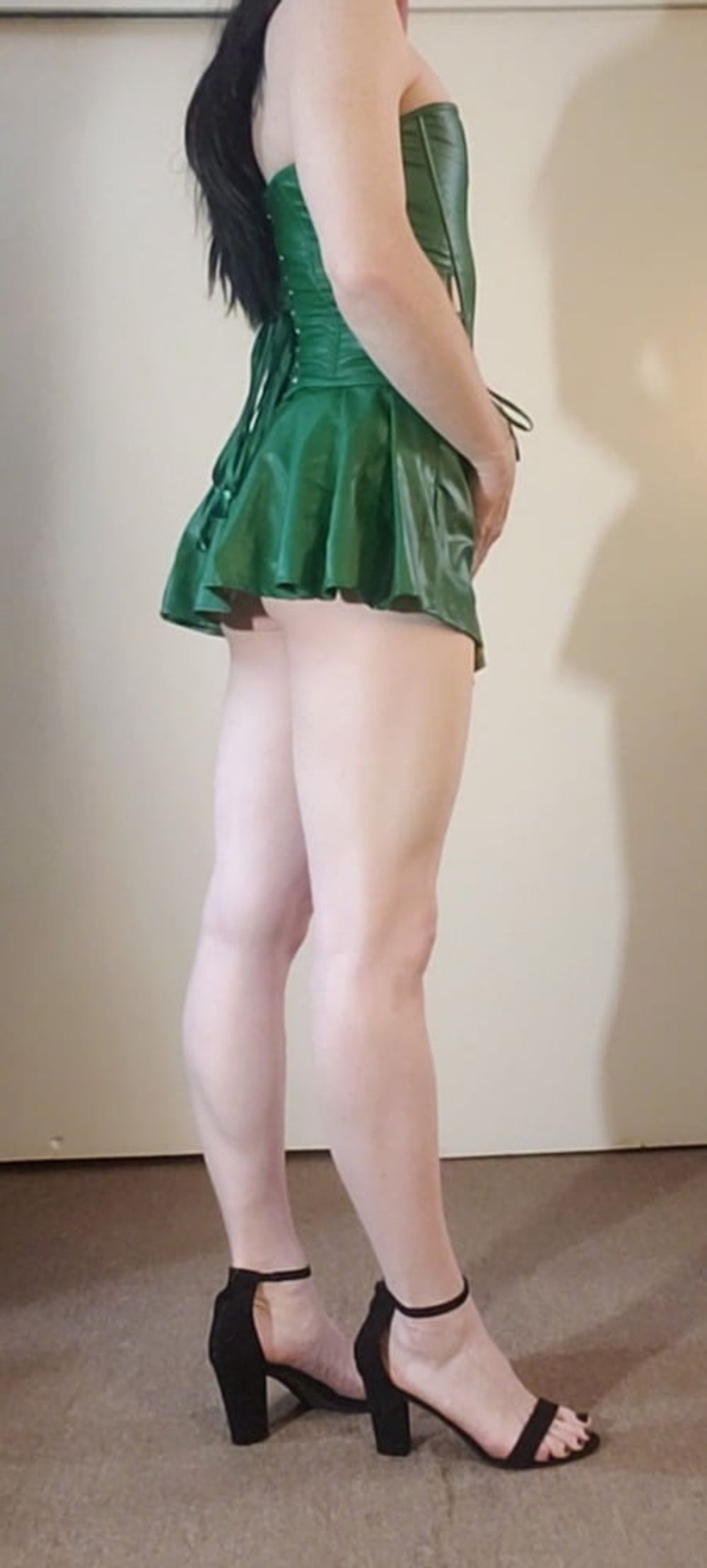 Green Corset Skirt #15