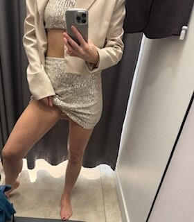 Naked in the fitting room #3