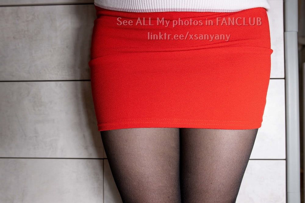 Nylon legs and skirts! XSanyAny #14