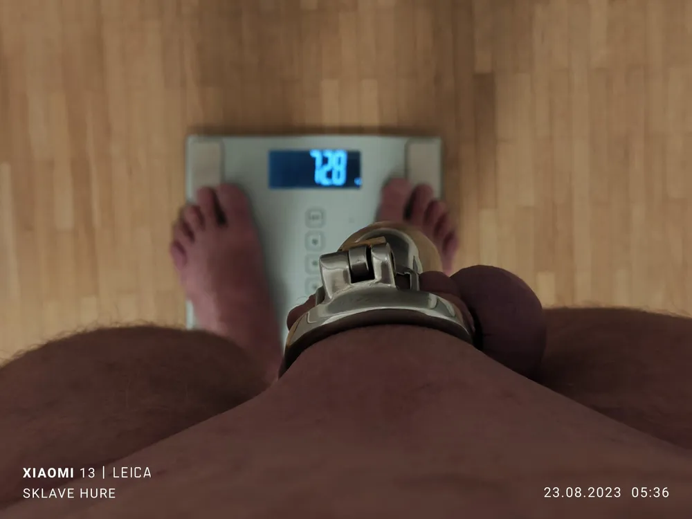 Weighing, Cagecheck, fuck with the plug on August 23th, 2023 #3