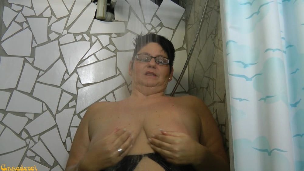 Annadevot - In BIKINI and JEANS under the SHOWER #19