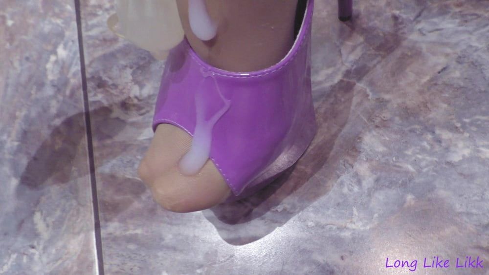 I put on purple shoes #3