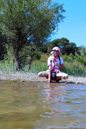 astolfo water fun trap cosplay         