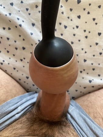 Foreskin air pump stretching porn