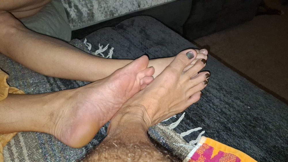 Playing footsie #7