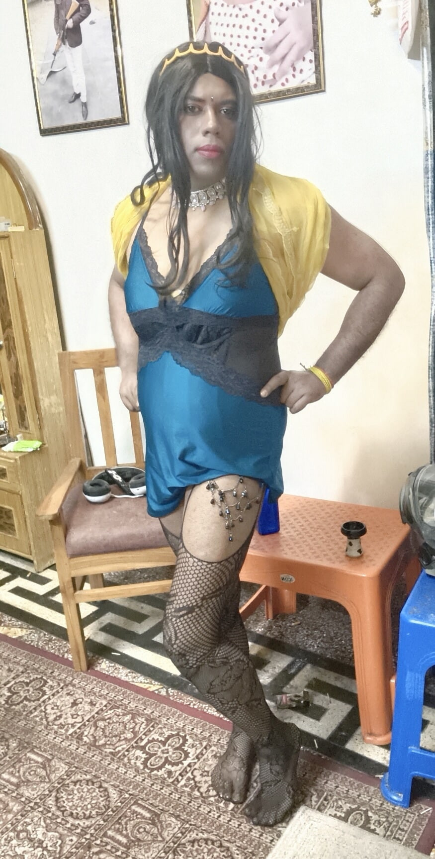 Verronika69 Sexy Desi Queen in Fishnets #23