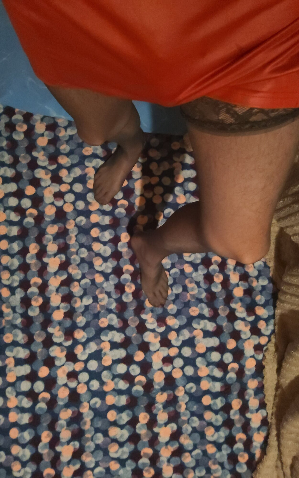 Teasing in My Black Stocking #9