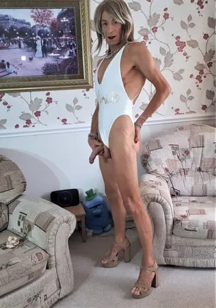    alessia in white bride swimsuit         