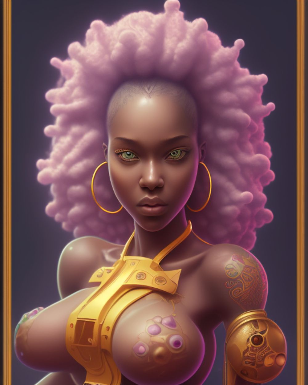 Wave 01: A.I. generated black females  #13