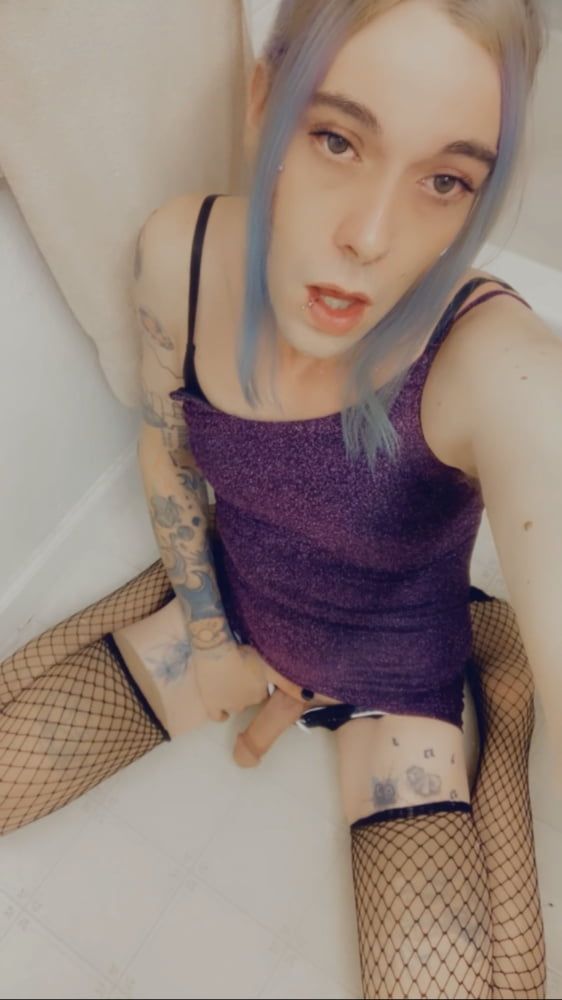 Hot Purple Minidress Slut #53