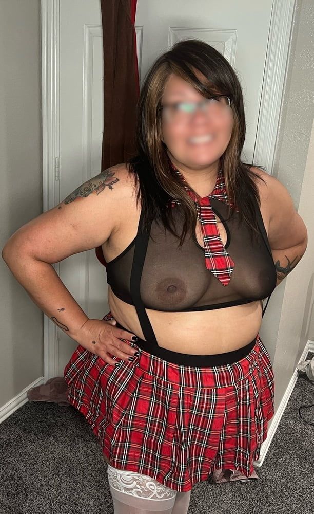 Wife in schoolgirl outfit 
