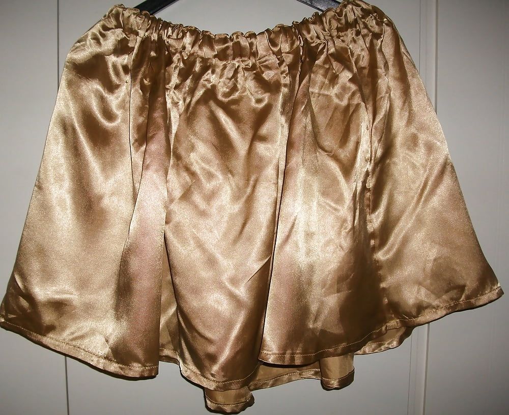 Satin slips and skirts #5