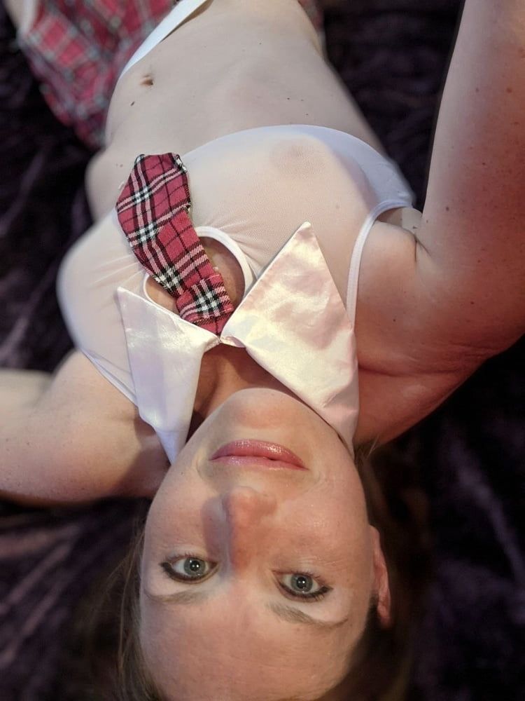 Super Sexy Smoking Hot Schoolgirl Outfit Shoot #2