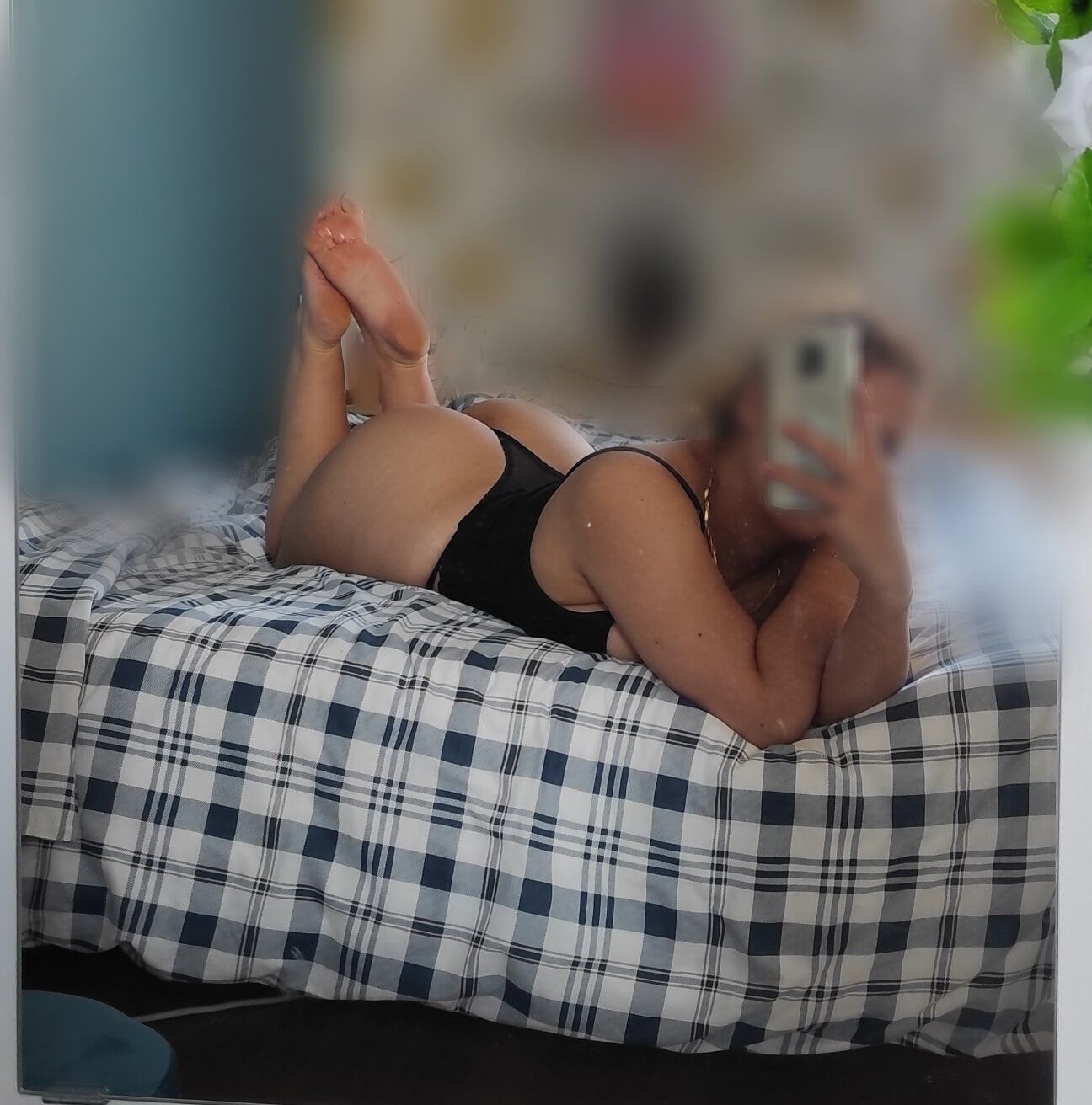 Big hips and butt in bed  #12