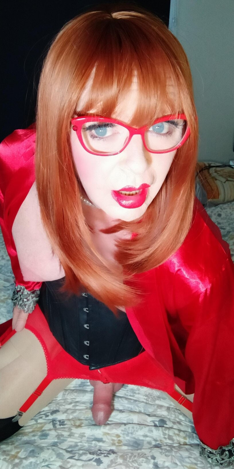 Crossdressing redhead  #40